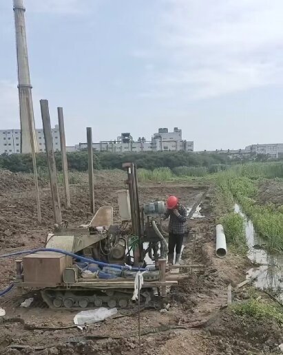 郎溪降水井施工